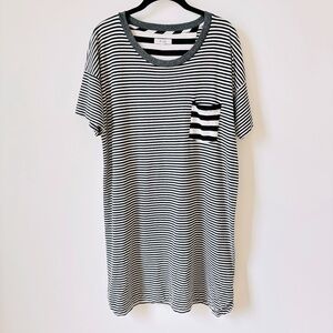 Madewell Striped T-Shirt Dress